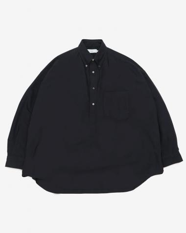  / Oxford L/S Oversized B.D Pullover Shirt / NAVY