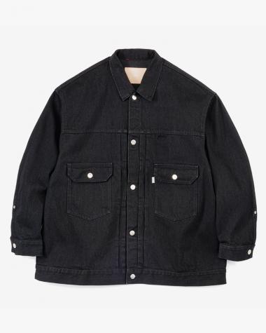  / Selvage Denim Jacket / BLACK WASHED