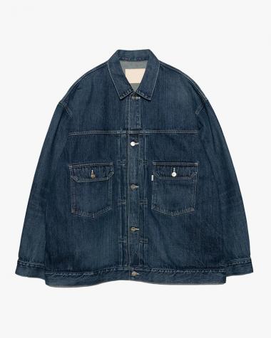  / Selvage Denim Jacket / INDIGO DARK FADE