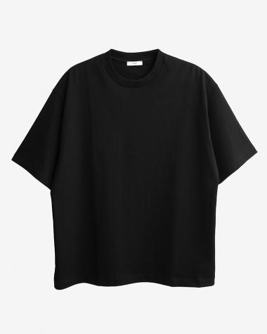  / 12/- AIR SPININNG | LOOSE FIT T-SHIRT / BLACK