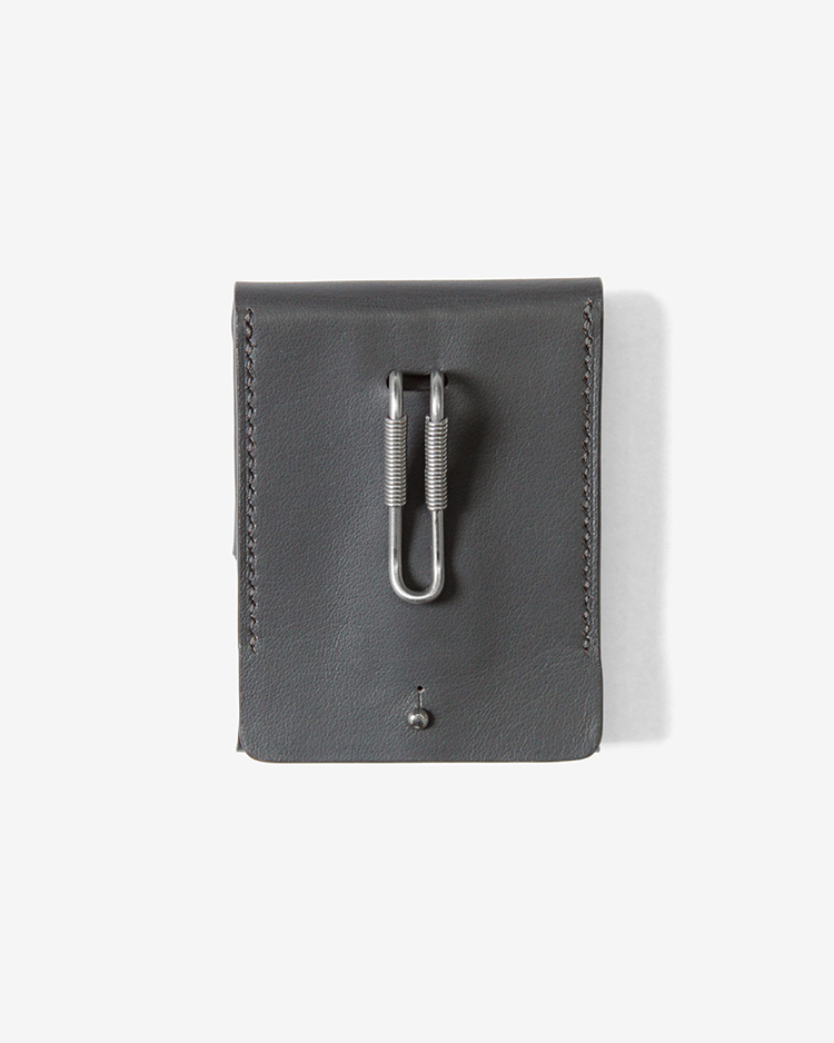 ED ROBERT JUDSON / HUGHES - MINI WALLET / CHARCOAL