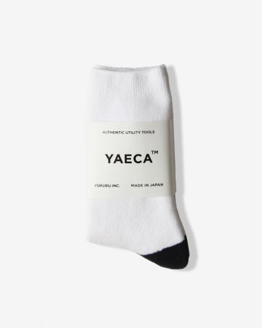  / COTTON PILE SOCKS / NAVY x WHITE