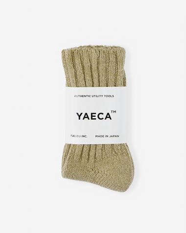  / COTTON SILK SOCKS / KHAKI