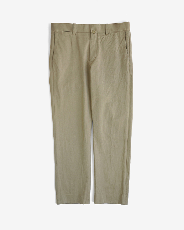 YAECA (MEN) / PIPED STEM - CHINO / KHAKI