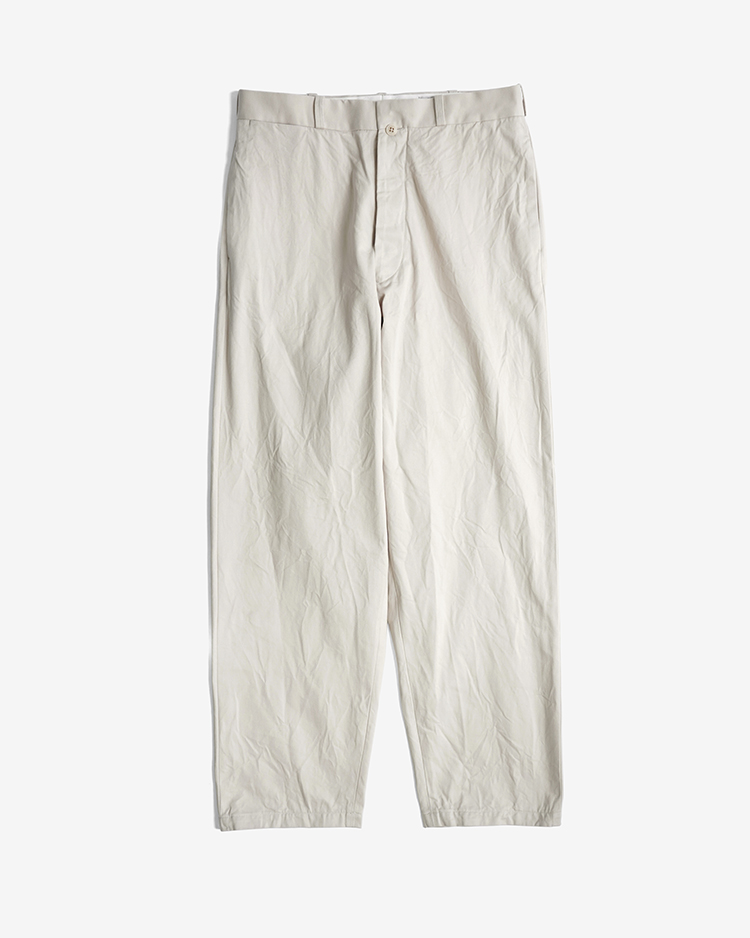 YAECA (MEN) / WIDE TAPERED - CHINO / BEIGE