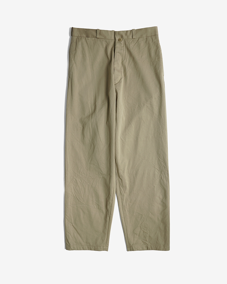 YAECA (MEN) / WIDE TAPERED - CHINO / KHAKI