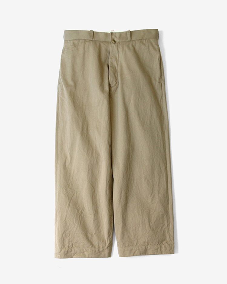 YAECA (MEN) / WIDE - CHINO / KHAKI