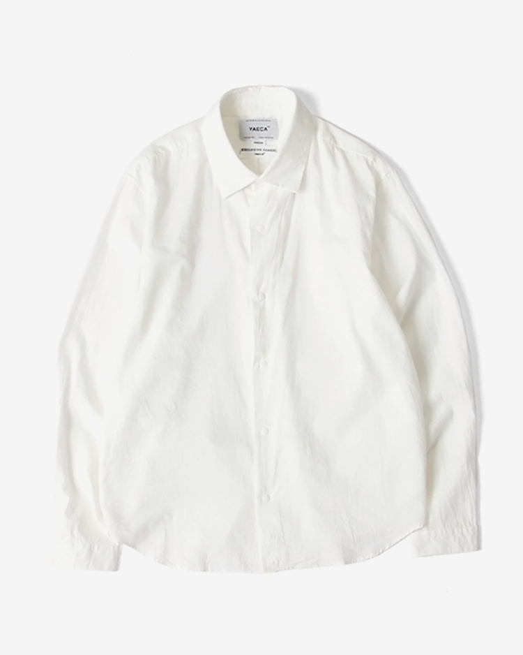 YAECA (MEN) / RELAX - COMFORT SHIRT / WHITE