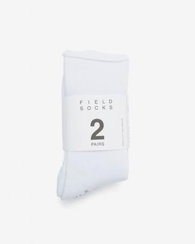  / Pack Field Socks 2P / WHITE