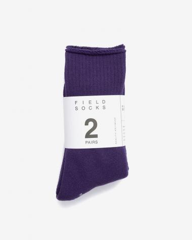  / Pack Field Socks 2P / PURPLE