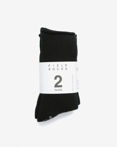  / Pack Field Socks 2P / BLACK