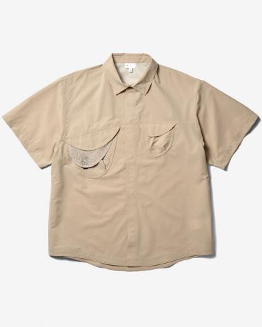  / S/S Asymmetric Camp Shirt / SILICA(LX)