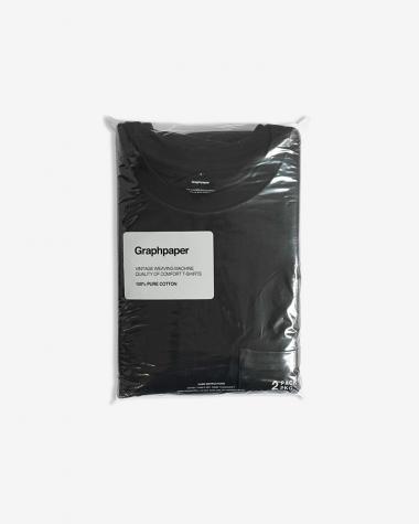  / 2-Pack S/S Pocket Tee / BLACK