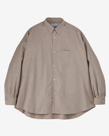  / ALUMO for GP L/S Oversized Regular Collar Shirt / BEIGE