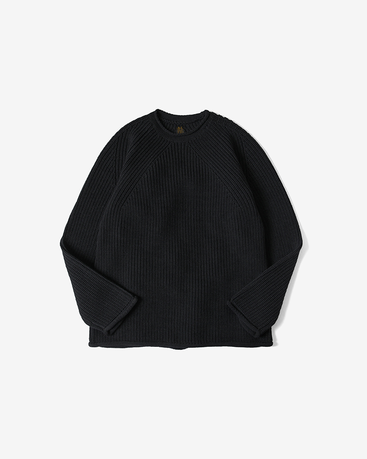 高評価の贈り物 試着のみ BATONER SIGNATURE CREW NECK ライトパープル