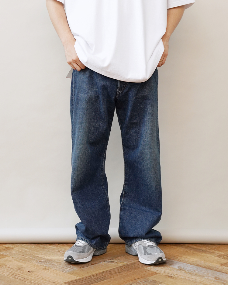 Graphpaper（グラフペーパー）Selvage Denim Five Pocket Tapered Pants / DARK FADE