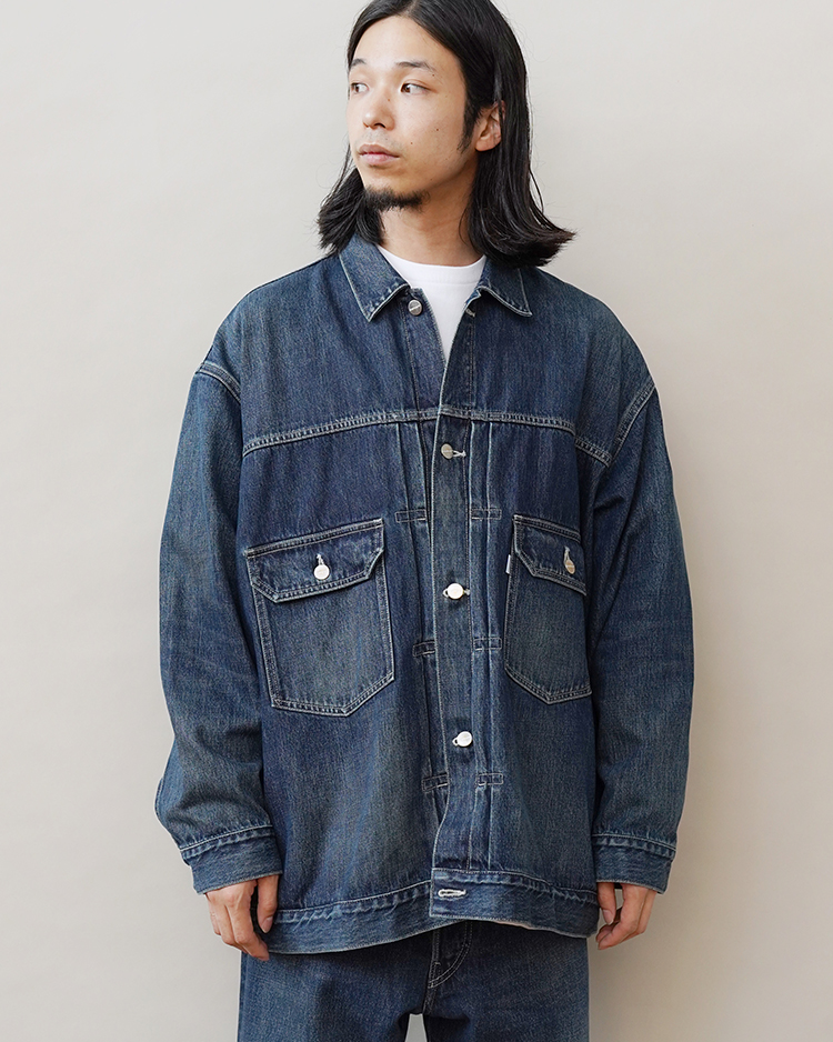 Graphpaper（グラフペーパー）Selvage Denim Jacket / DARK FADE