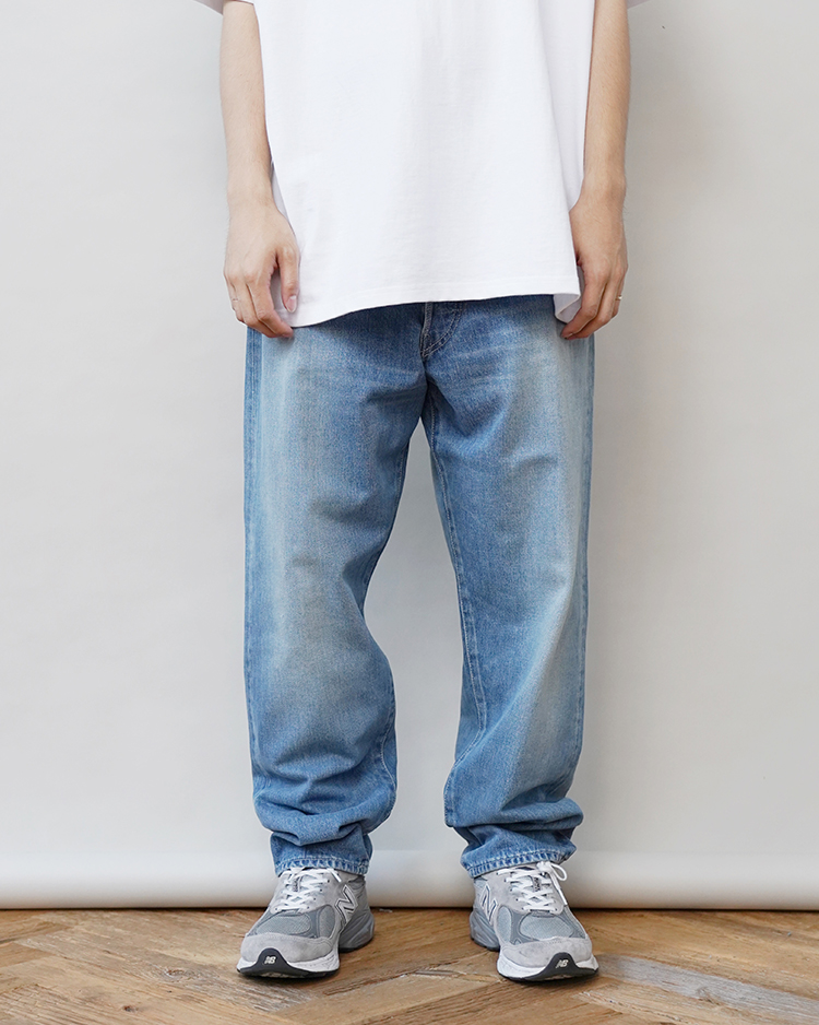 Graphpaper（グラフペーパー）Selvage Denim Five Pocket Tapered Pants / LIGHT FADE