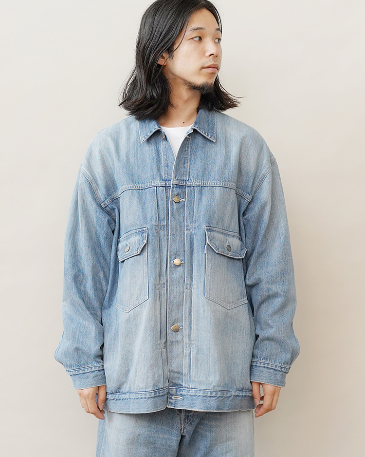 Graphpaper（グラフペーパー） Selvage Denim Jacket / LIGHT FADE