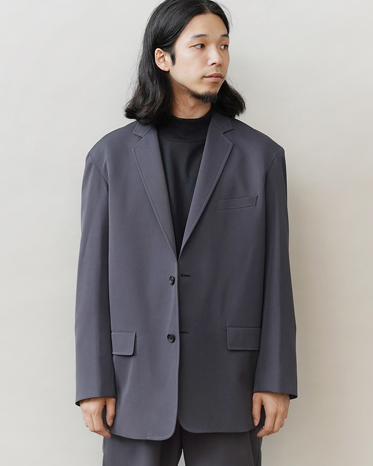 Graphpaper(グラフペーパー) Scale Off Wool Jacket / C.GRAY