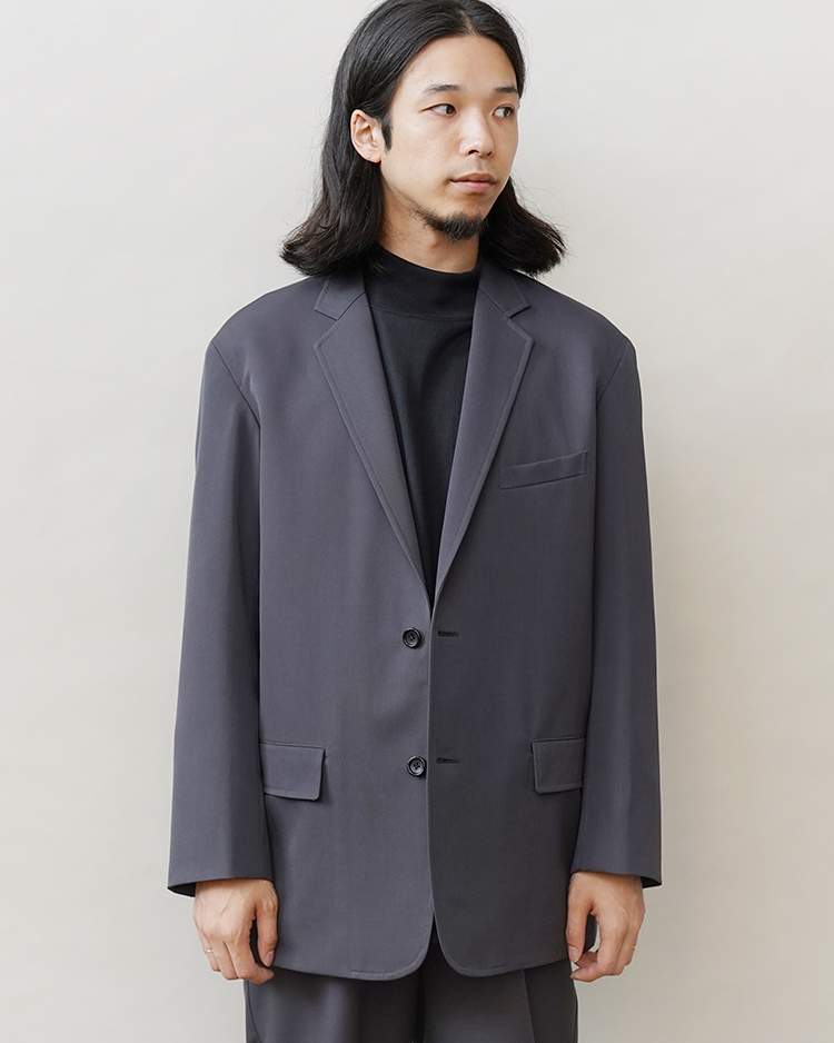 Graphpaper(グラフペーパー) Scale Off Wool Jacket / C.GRAY