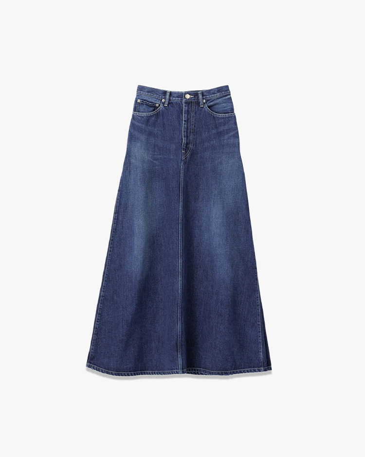 Graphpaper(グラフペーパー) | Selvage Denim Skirt / DARK FADE